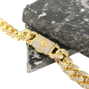 20MM MIAMI CUBAN LINK BRACELET [WHITE | YELLOW] GOLD - ICED DRIP JEWELRY 