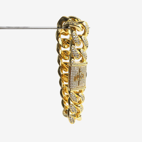 20MM MIAMI CUBAN LINK BRACELET [WHITE | YELLOW] GOLD - ICED DRIP JEWELRY 