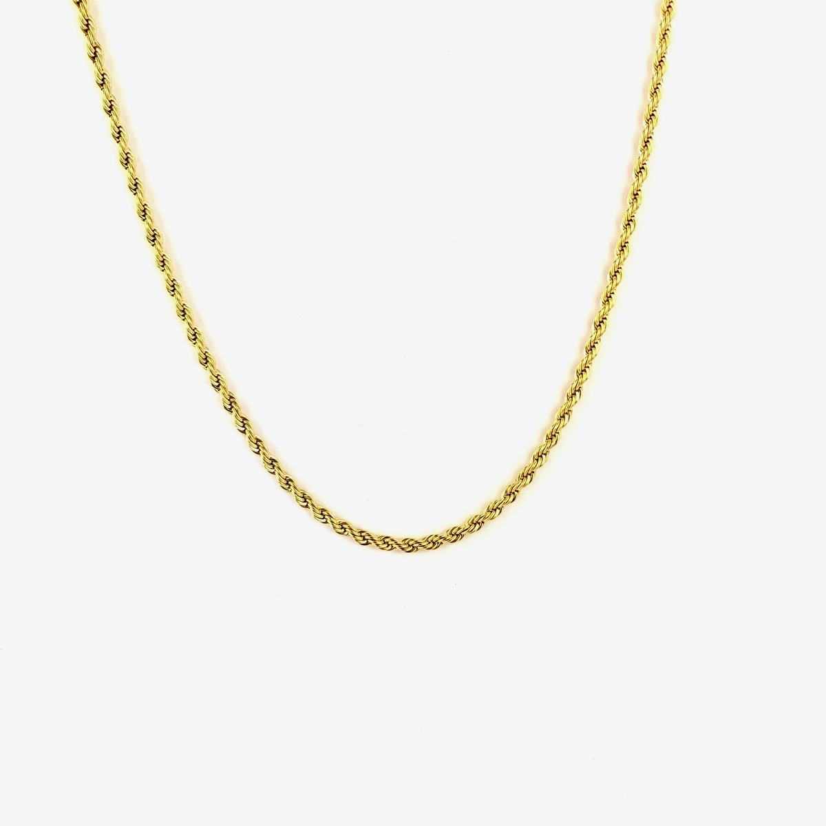 2,5MM ROPE CHAIN [WHITE | YELLOW] GOLD - ICED DRIP JEWELRY 