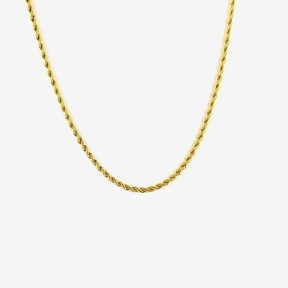 2,5MM ROPE CHAIN [WHITE | YELLOW] GOLD - ICED DRIP JEWELRY 