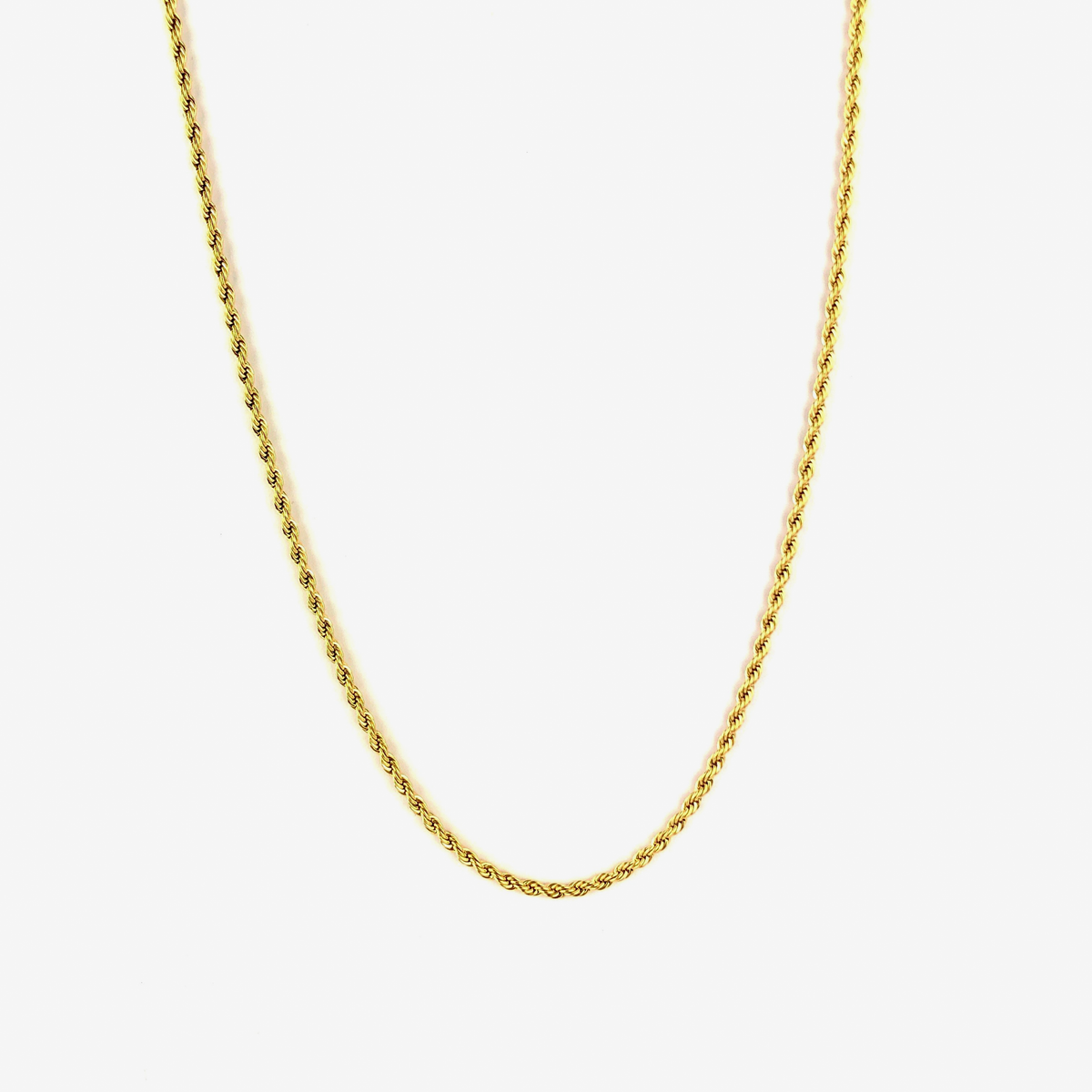 3MM ROPE CHAIN [WHITE | YELLOW] GOLD - ICED DRIP JEWELRY 