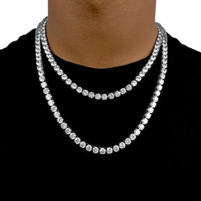 6MM TENNIS CHAIN [WHITE | YELLOW] GOLD - ICED DRIP JEWELRY 