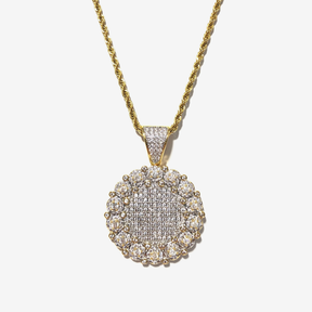 ICED DRIP MEDAILLON [WHITE | YELLOW] GOLD - ICED DRIP JEWELRY 