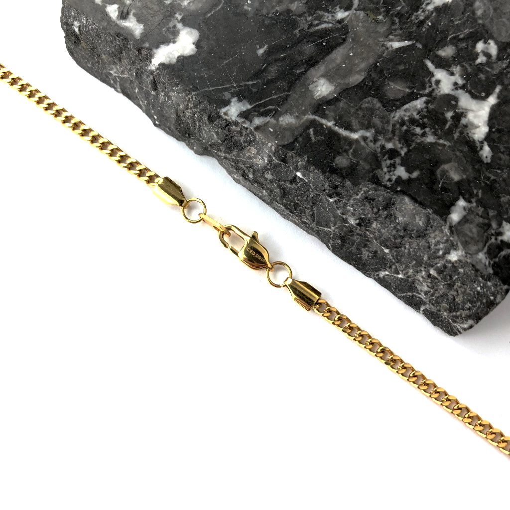 3MM MIAMI CUBAN CHAIN [WHITE | YELLOW] GOLD - ICED DRIP JEWELRY 