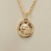 ICED DRIP DOGECOIN [YELLOW] GOLD - ICED DRIP JEWELRY 